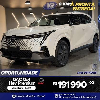 GAC GS4 2.0 HEV PREMIUM AUTOMÁTICO